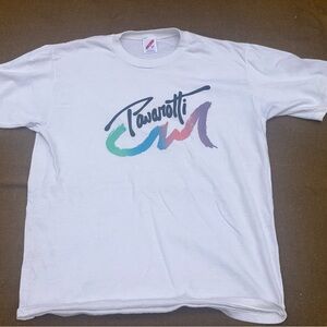 Pavarotti L Jerzees T-shirt Vintage